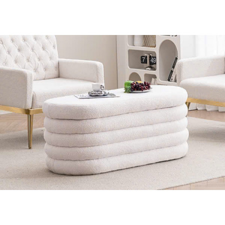 88010013 Dove White : Ghế Băng , Ghế Chờ - Trắng Kem